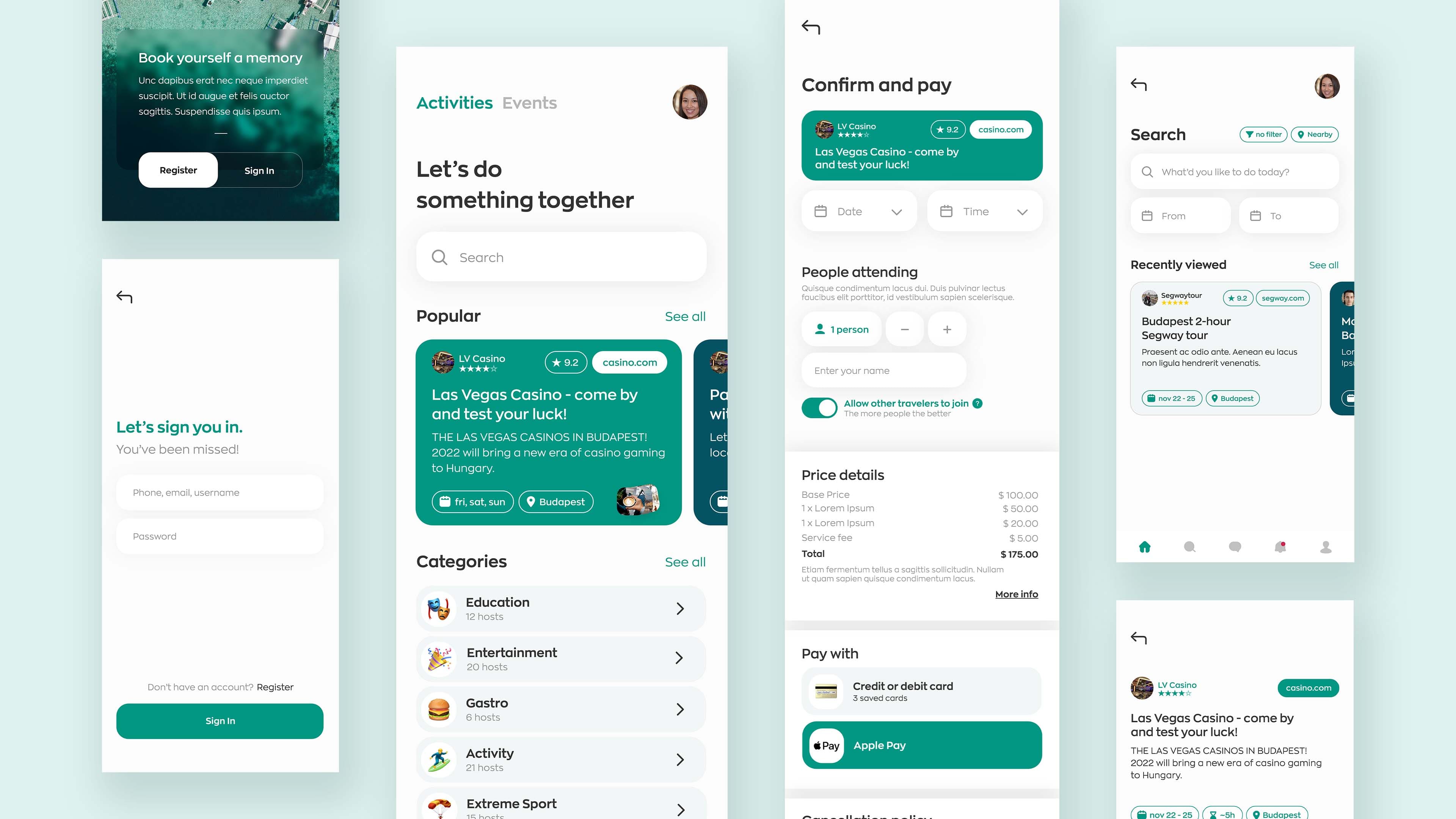 Tourism App Screenshot
